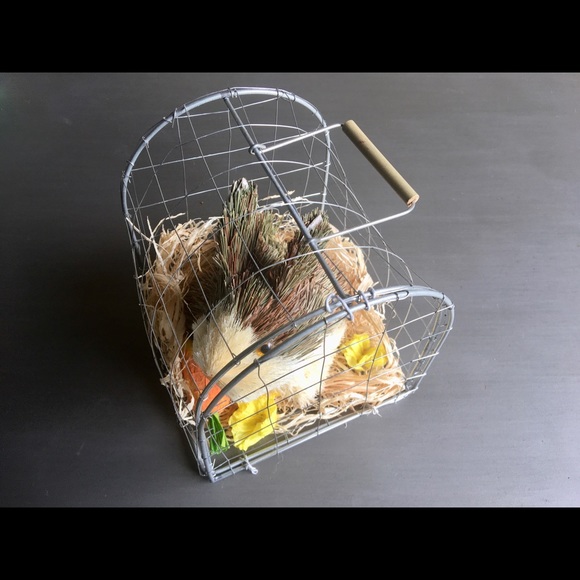 Sisal Rabbit, Bunny Dècor, Rabbit in Cage, Rabbit Home Dècor - Picture 3 of 8